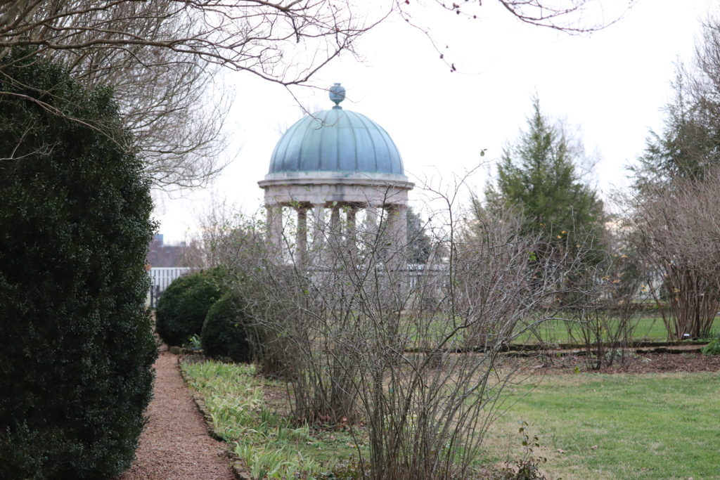 Andrew Jackson's tomb in Rachel's Garden